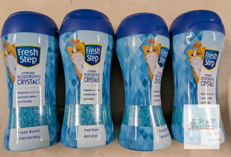 4 New Fresh Step Litter Crystals