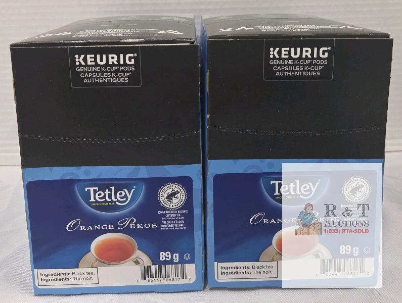 (BB2026/Al/08) 2 New Keurig Tetley Orange Pekoe 24 Pack