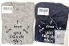 2 New Size 12-18 Months Adorable Funny "You Can Do This Dad" Baby Onesies - 2