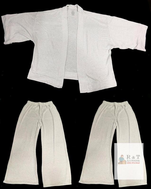 3pc New Size SM Women's LEMON Sleep/Lounge Pants & Cardigan/Wrap/Shrug