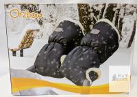 New Adult O/S Orzbow Winter Stroller Hand Muff, Warm Artificial Sheepskin Stroller Mittens Gloves, Mothers Winter Essential Hand Cover - Extra Thick, Waterproof, B