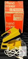 MCM Vintage SEARS 5-Speed Golden Harvest Hand Mixer with Wall Storage Rack, Tested For Power, Model 400.828800