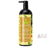 New HEMPZ Original Floral BanVa Herbal Shampoo. Color Safe, For All Hair Types 1L