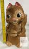 5 Squirrel Decorations, Includes 4 Smaller Plastic/Resin Statues and 1 Bisque Ceramic Planter - Tallest Measures 10&rdquo; - 3