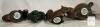 5 Squirrel Decorations, Includes 4 Smaller Plastic/Resin Statues and 1 Bisque Ceramic Planter - Tallest Measures 10&rdquo; - 6