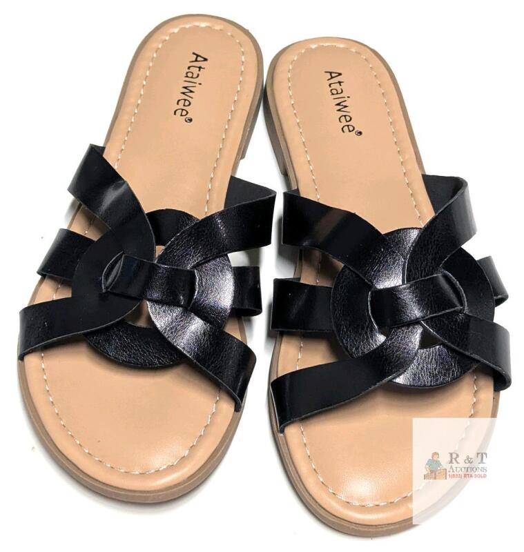 New Size 40 Wide Women's Ataiwee Dressy Flats Dress Sandals