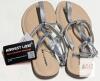 New Size 7 Women's Harvest Land Strappy Rhinestone Sandal Flats - 2