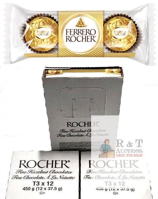 [BB 04/2025] 36 New Packs Ferrero Rocher Fine Hazelnut Chocolates