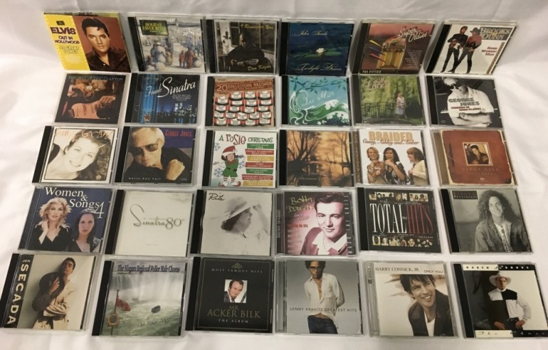 Thirty (30) Music CD’s Mixed Genres