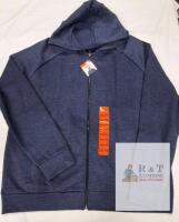 NEW 32 Degrees HEAT Men&rsquo;s XXL Full Zip Hoodie, Heather Navy, Lightweight Thermal, New With Tags