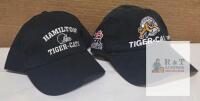 Hamilton Tiger-Cats Reebok CFL Authentic Sideline Adjustable Baseball Caps (Lot of 2, Hologram)