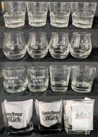 15-Piece Branded Whiskey Glass Set &ndash; Jameson, The Glenlivet, Tullamore Dew, Jack Daniel's, Captain Morgan