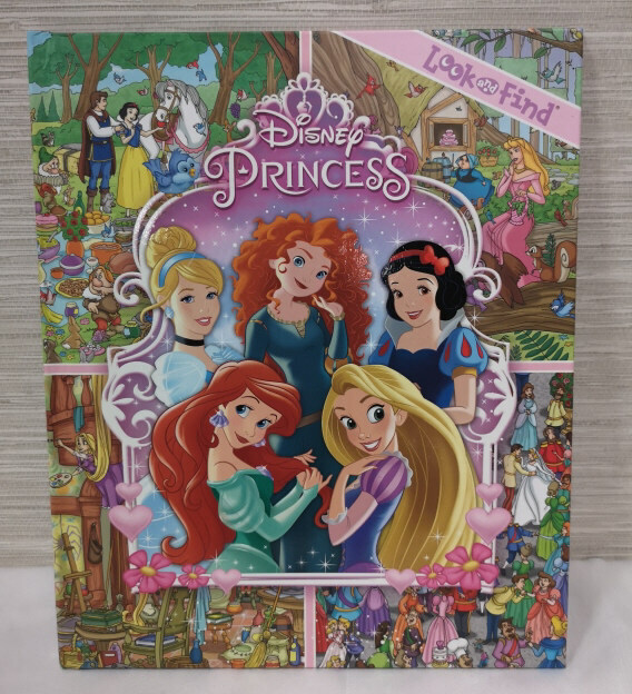 New Disney Princesses Look and Find Book Hardcover