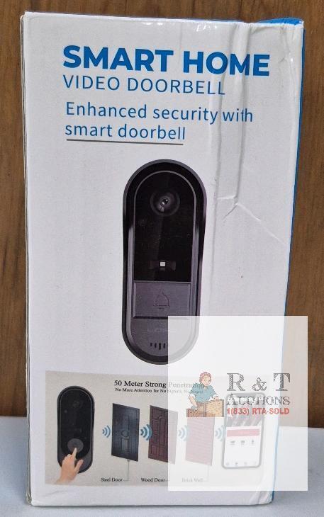 WORKING Smart Home Video Doorbell, Wi-Fi, 1080p HD, Two-Way Audio, Night Vision, Long Battery