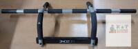 GOZONE Doorway Pull-Up Bar, Multiple Grip Positions, Steel, 300lb Capacity, Black/Silver