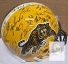 Riddell Hamilton Tiger-Cats Full-Size Helmet CFL Team-Autographed, Black/Gold, #10 Display - 2