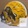 Riddell Hamilton Tiger-Cats Full-Size Helmet CFL Team-Autographed, Black/Gold, #10 Display - 4