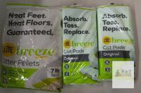 Purina Tidy Cats Breeze Litter Pellets 7 lb & 16 Original Cat Pads Refills, For Breeze Litter System