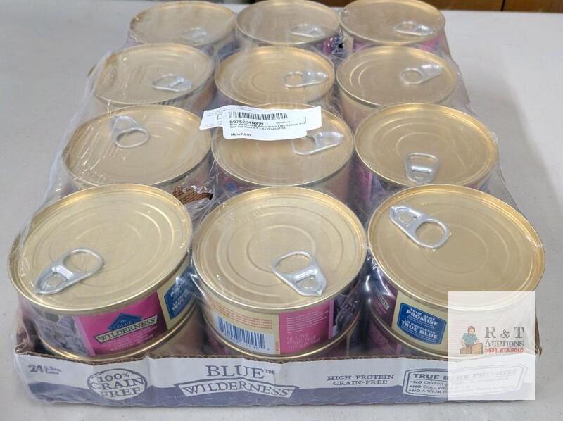[BB 2026 Sept 19] 24 New Cans of Blue Wilderness Cat Food