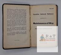 Canadian National Railways Maintenance-of-Way Rules & Instructions 1939-41 w/ Fold-Out Diagrams
