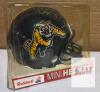 Autographed Hamilton Tiger-Cats CFL Riddell Mini Helmet, Original Display Case, Barcode 09585553272 - 3