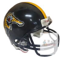 Hamilton Tiger-Cats Riddell Mini Helmet, Replica Collectible, Black/Gold Stripe, CFL Football