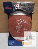 Wilson WTPCKCFL5 Authentic CFL Game Ball, Leather, Handcrafted, Signed #28, Boxed, 11.25"