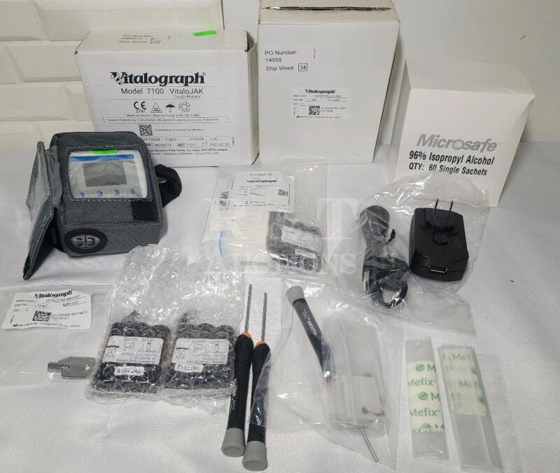 Vitalograph VitaloJAK Cough Monitor with Extras , Model 7100 - New