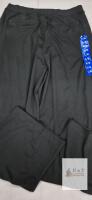 NEW Reflex 1908933 Black Stretch Dress/Casual Pants Men's Large Polyester Spandex Zip Fly