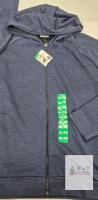 NEW 32 Degrees HEAT XL Full Zip Hoodie, Heather Navy Blue, Cotton Blend, Men&rsquo;s, New with Tags