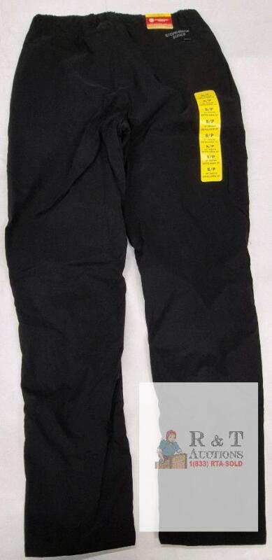 NEW Stormpack Sunice Ladies' Windproof Lined Pants, Black, Size S/P, 30" Inseam, Zipper Closure