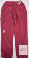 NEW Merrell XS Fleece-Lined Jogger Pants, Maroon, 28" Inseam, Elastic Cuffs, Multiple Pockets