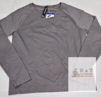NEW Mondetta Women's Gray Long Sleeve Performance Pullover Shirt, Size Large, Item 1908626