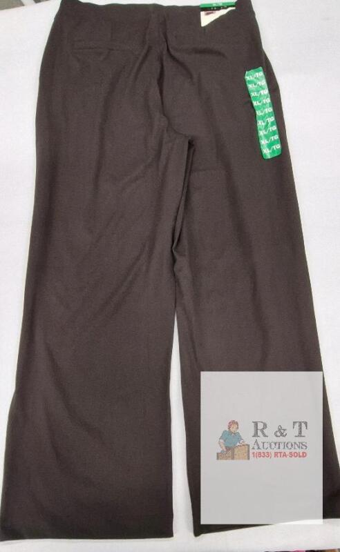 NEW Reflex Women's Dress Pants XL Black, Straight Leg, Zipper Closure, Belt Loops, New w/ Tags
