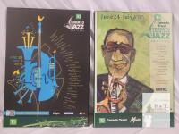 PLAK-IT Toronto Jazz Festival Mounted Posters 2012 & 2005, 19x14", Official Event Art