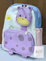 NEW Children&rsquo;s Giraffe Cartoon Backpack, 12"x10", Polyester, Multiple Pockets