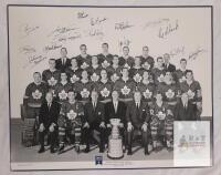 Toronto Maple Leafs 1967 Stanley Cup Alumni Signed Photo 20x16" LE 707/967 HHOF 2007