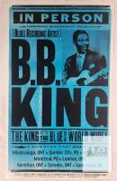 B.B. King Canadian Tour 2003 Hatch Show Print Concert Poster 13"x22" Blue/Black Nashville