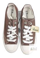 NEW No Boundaries Women's Size 8.5 Brown Canvas Low-Top Sneakers Lace-Up