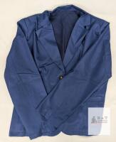 NEW Blue Men's Suit Jacket, 1-Button, Single-Breasted, Fully Lined, 28.5in Length