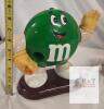 M&M's Green & Red Character Candy Dispenser Set + 6" Red Plush, 9.5" Tall Collectibles - 3