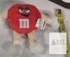 M&M's Green & Red Character Candy Dispenser Set + 6" Red Plush, 9.5" Tall Collectibles - 4
