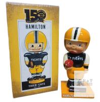 Hamilton Tiger-Cats 150th Anniversary Bobblehead 6" with Box, WeatherTech Sponsor, 2019