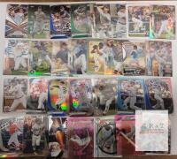 Assorted 2020 Topps Chrome & Prizm Baseball Lot, 30 Cards, Rookies & Parallels, Stars & Inserts