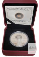 2012 Royal Canadian Mint 1oz Silver $1 Coin - 100th Grey Cup, Proof, Box, Limited Edition