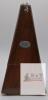 Paquet Mechanical Metronome, Maelzel Design, France, Wood, 40-208 BPM, Pyramid Case - 2