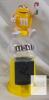 M&M&rsquo;s Collectible Candy Dispenser and Coin Bank Lot &ndash; Yellow Gumball, Red Basketball, Airplane Ride - 3