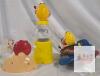 M&M&rsquo;s Collectible Candy Dispenser and Coin Bank Lot &ndash; Yellow Gumball, Red Basketball, Airplane Ride - 5