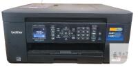 Brother MFC-J485DW Color Inkjet All-in-One Printer, WiFi, Scan/Copy/Fax, LC201/LC203, SN U64066G6H472291- POWERS ON
