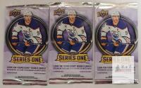 2025-26 Upper Deck Series One Hockey 3-Pack &ndash; 4 Cards/Pack, Sealed, Young Guns Chase
